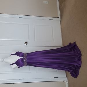Davids Bridal Purple Gown